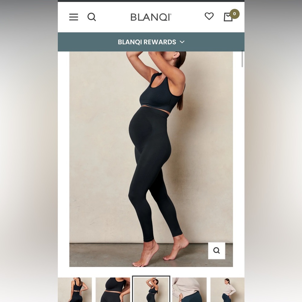 Black Blanqi Maternity Leggings